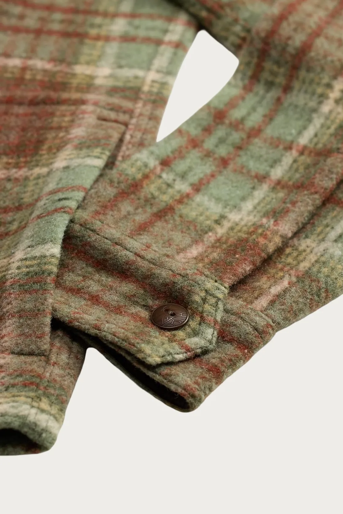 Coats, Jackets, And Vests<RRL Plaid Wool-Blend Workshirt - Green/Multi