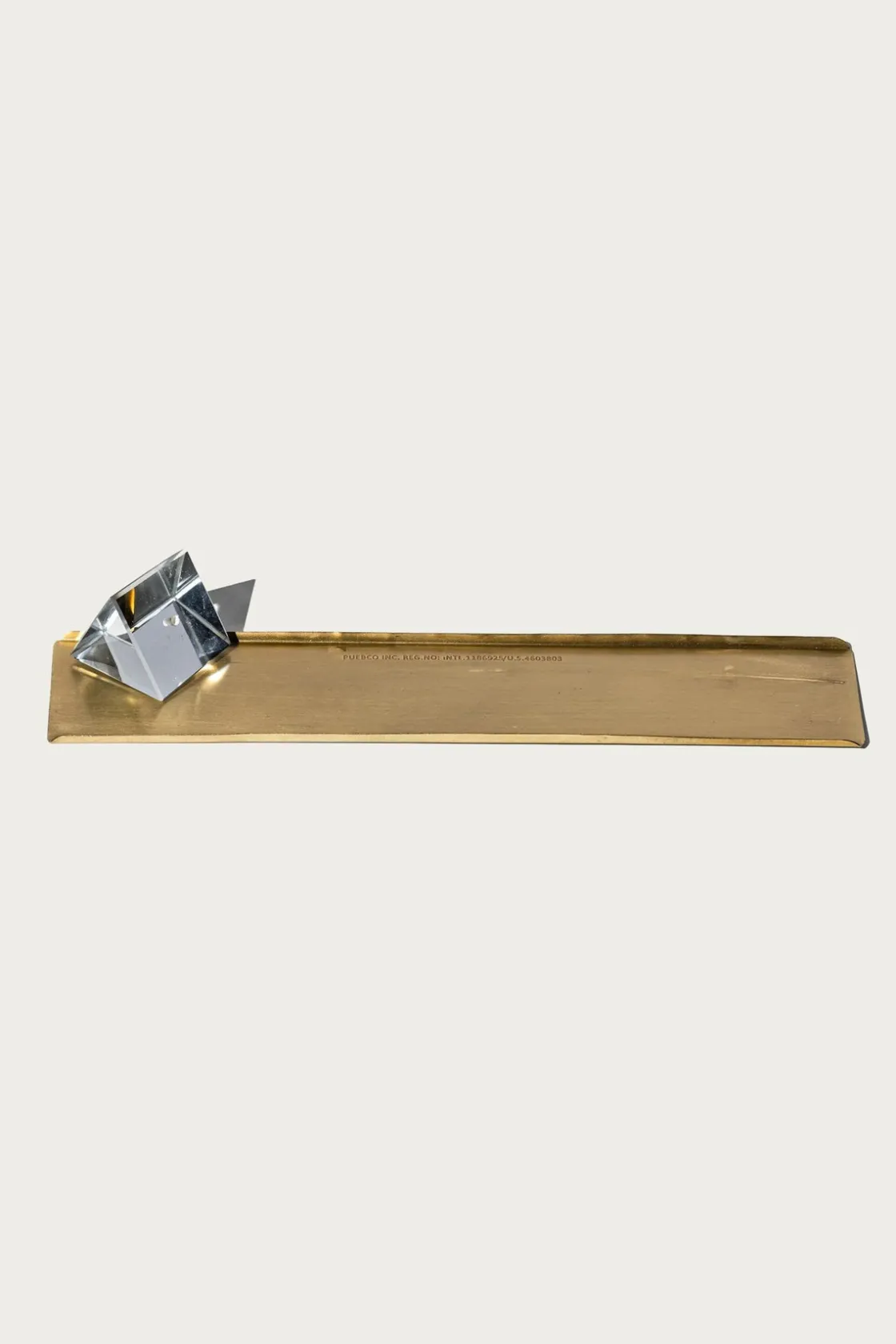 Homegoods<Puebco Prism Incense Holder w/ Brass Tray