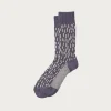 Accessories<Rototo Rain Drop Crew - Steel Blue/Ivory
