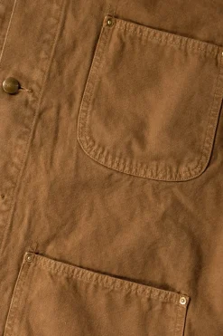 Coats, Jackets, And Vests<orSlow Relax Fit Oxford Coverall - Brown