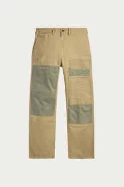 Pants<RRL Repaired Chino Field Pant - New Military Khaki w/ Repairs