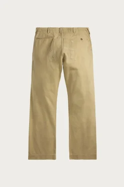 Pants<RRL Repaired Chino Field Pant - New Military Khaki w/ Repairs