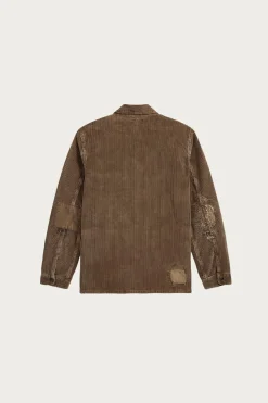Shirts<RRL Repaired Corduroy Overshirt - Repaired Brown