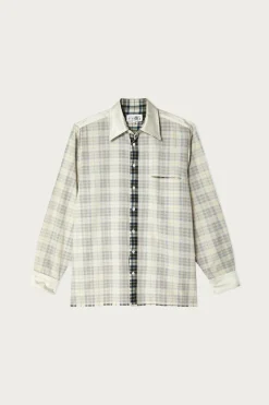 Shirts<MM6 Maison Margiela Reversible Flannel Shirt - Black/Blue