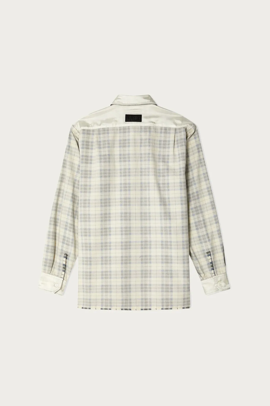 Shirts<MM6 Maison Margiela Reversible Flannel Shirt - Black/Blue