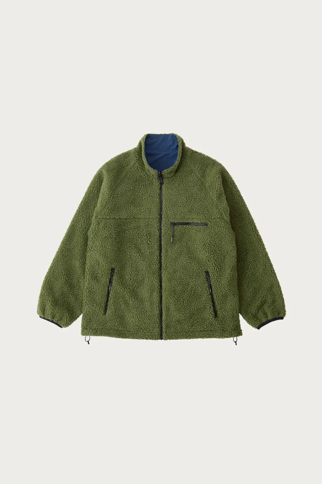 Coats, Jackets, And Vests<Gramicci Reversible Sherpa Jacket - Olive/Dusty Navy