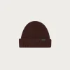 Accessories<Gloverall Ribbed Merino Beanie - Burgundy