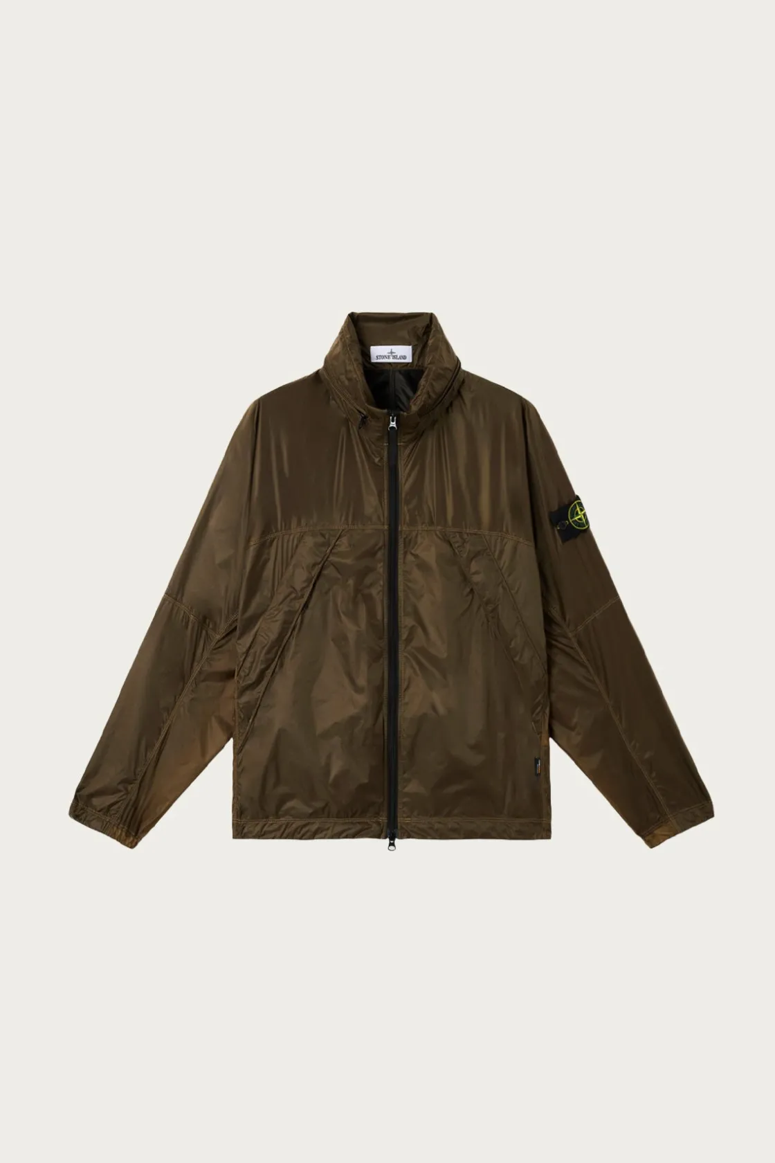 Coats, Jackets, And Vests<Stone Island Ripstop Light HT Nylon Jacket - Military Green