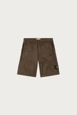 Shorts<Stone Island Ripstop Light HT Nylon Shorts - Military Green