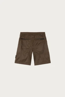 Shorts<Stone Island Ripstop Light HT Nylon Shorts - Military Green