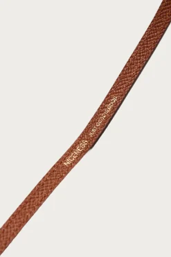 Accessories<Niceness S. Days T-Bar & Leather Strap - Short - Brown
