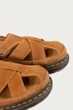 Footwear<Dr. Martens San Archive Fisherman - Plush Suede Reverse Natural Tan