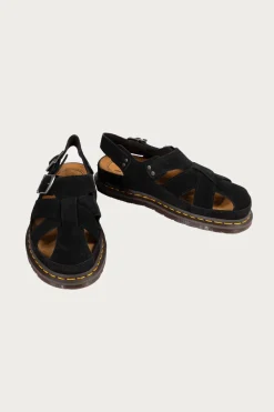 Footwear<Dr. Martens San Archive Fisherman - Plush Suede Reverse Black