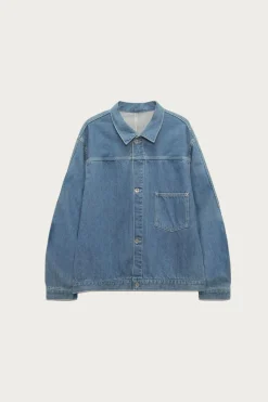 Coats, Jackets, And Vests<nanamica Short Denim Jacket - Light Indigo