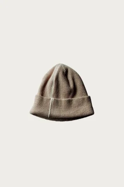 Accessories<Cottle Silk Noel Organic Waffle Farm Beanie Long - Coffee