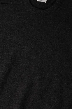 Sweaters<orSlow Simple Crew Neck Sweater Crafted in Japan - Charcoal Grey