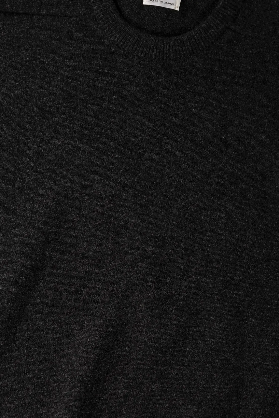 Sweaters<orSlow Simple Crew Neck Sweater Crafted in Japan - Charcoal Grey