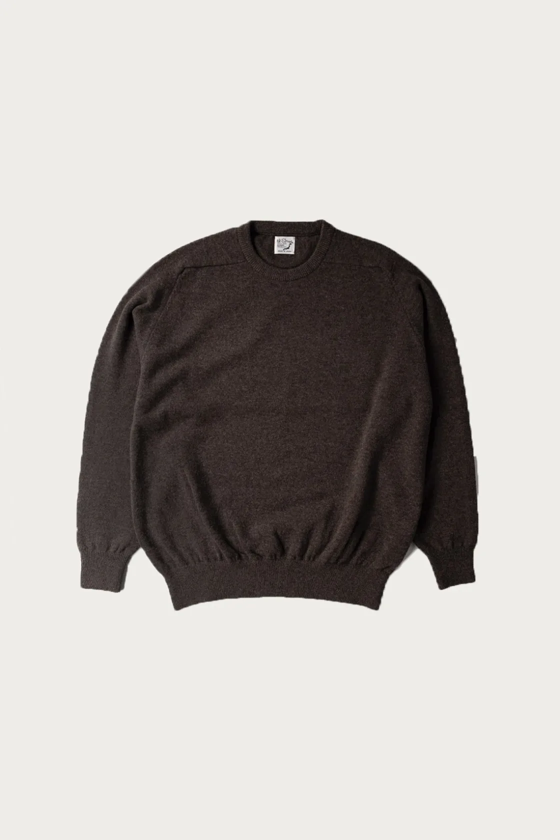 Sweaters<orSlow Simple Crew Neck Sweater Crafted in Japan - Brown