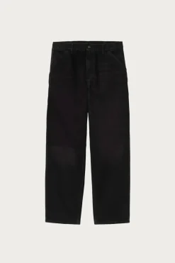 Pants<Carhartt Work In Progress Single Knee Pant - Black Stone Canvas