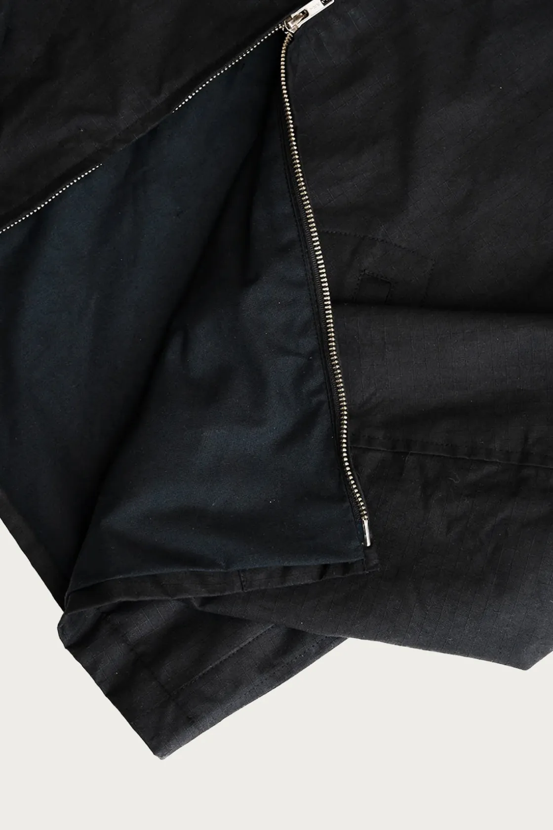 Coats, Jackets, And Vests<James Coward Site Jacket - Black Waxed Organic Ripstop