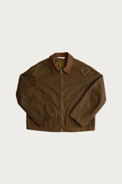 Coats, Jackets, And Vests<James Coward Site Jacket - Coyote Waxed Organic Ripstop