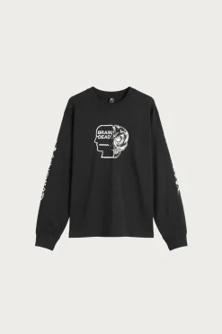 Tees And Sweats<Brain Dead Skull Mech Longsleeve - Black