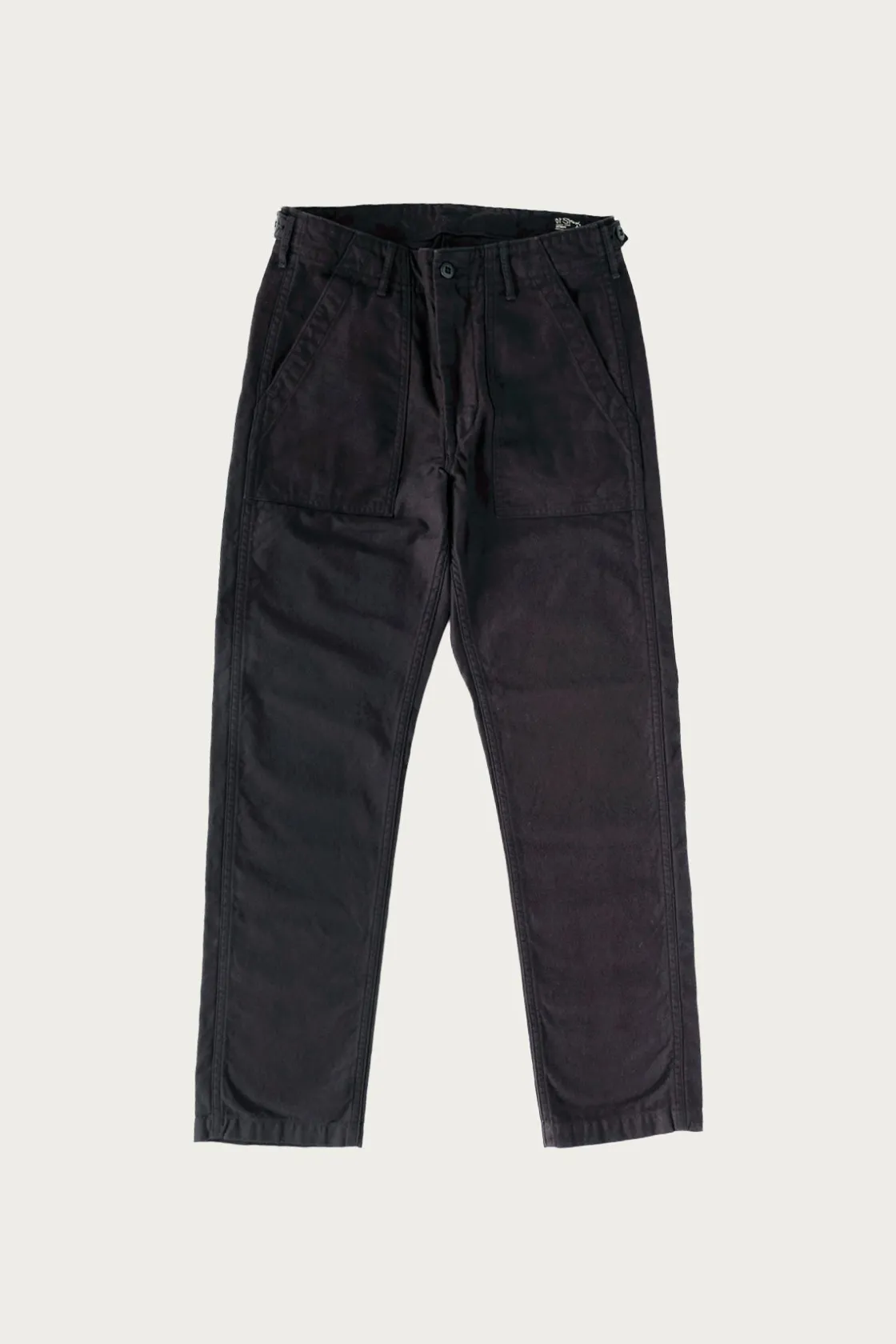 Pants<orSlow Slim Fit Fatigue Pants - Black