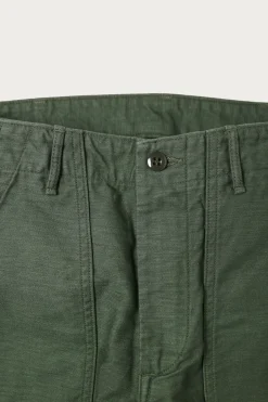 Pants<orSlow Slim Fit Fatigue Pants - Green