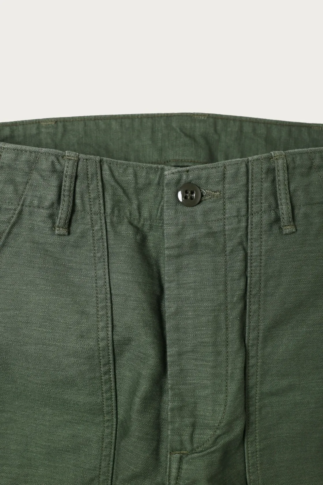 Pants<orSlow Slim Fit Fatigue Pants - Green