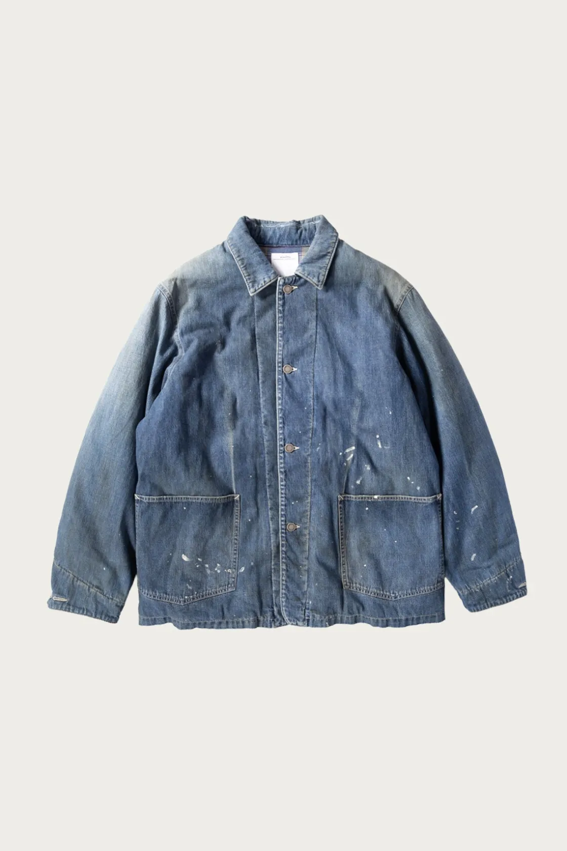Coats, Jackets, And Vests<Visvim SS Coverall Down DMGD - Indigo