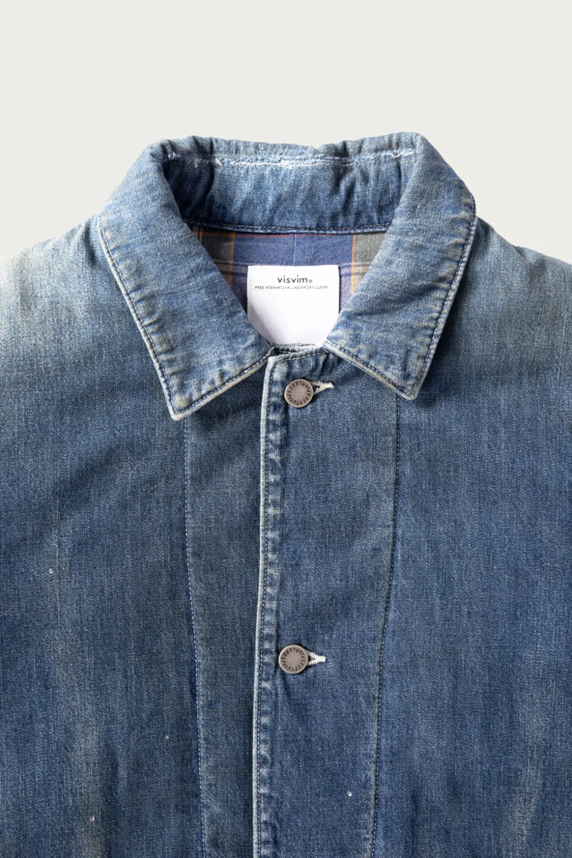 Coats, Jackets, And Vests<Visvim SS Coverall Down DMGD - Indigo