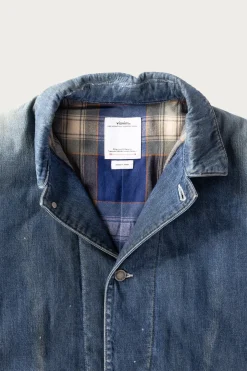 Coats, Jackets, And Vests<Visvim SS Coverall Down DMGD - Indigo