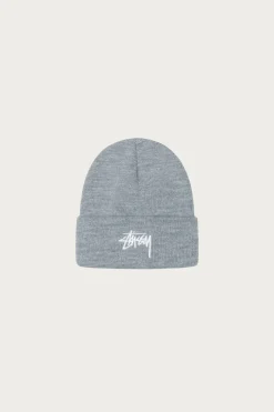 Accessories<Stüssy Stock Cuff Beanie - Grey Heather