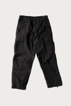 Pants<orSlow Stone Black Vintage Fit 6 Pocket Cargo Pants - Black Stone