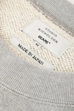 Tees And Sweats<Beams Plus Studio Nicholson x Beams+ Holly Jersey Sweat - Grey Marl