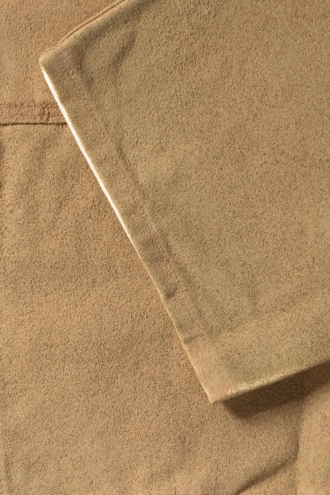 Pants<Monostereo Suede Paint Work Pant - Brown