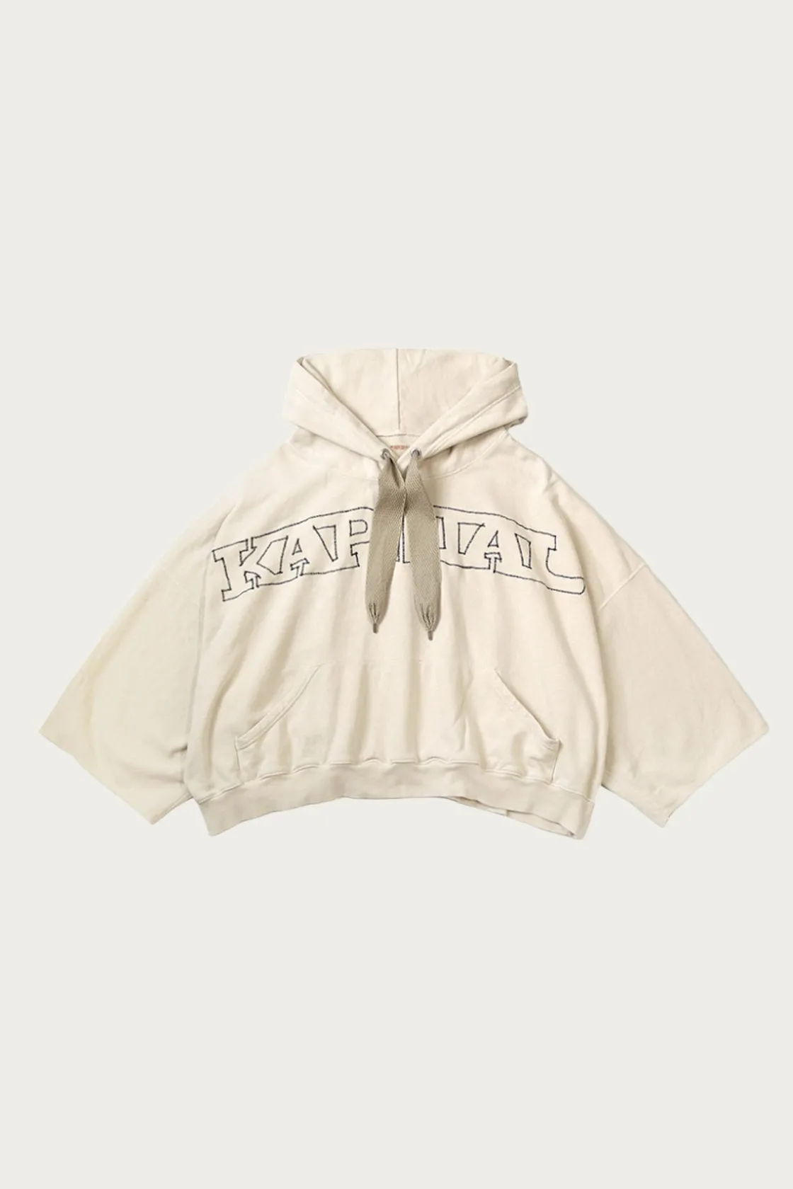 Tees And Sweats<Kapital SWT Knit DEVIL Hoodie ( Embroidery) - Natural
