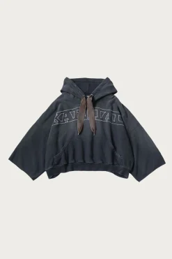 Tees And Sweats<Kapital SWT Knit DEVIL Hoodie ( Embroidery) - Black