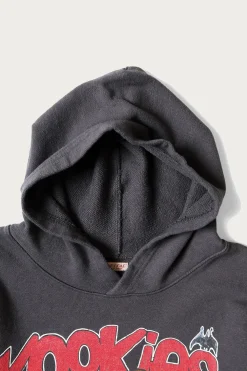 Sweaters<Kapital SWT Knit Hoodie (BUSTER PECKISH RAINBOWY) - Ink Black
