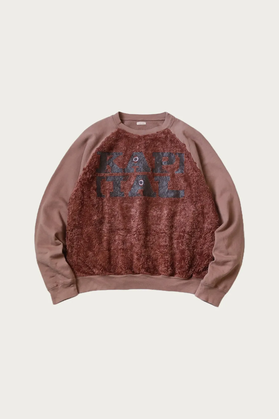 Tees And Sweats<Kapital 30/-SWTxFur GRIZZLY SWT (SPEAKEASY ) - Light Brown