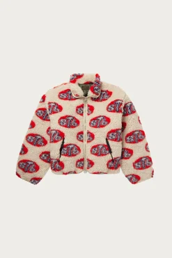 Coats, Jackets, And Vests<Kapital 8T6 Boa Fleece Drizzler JKT - Natural
