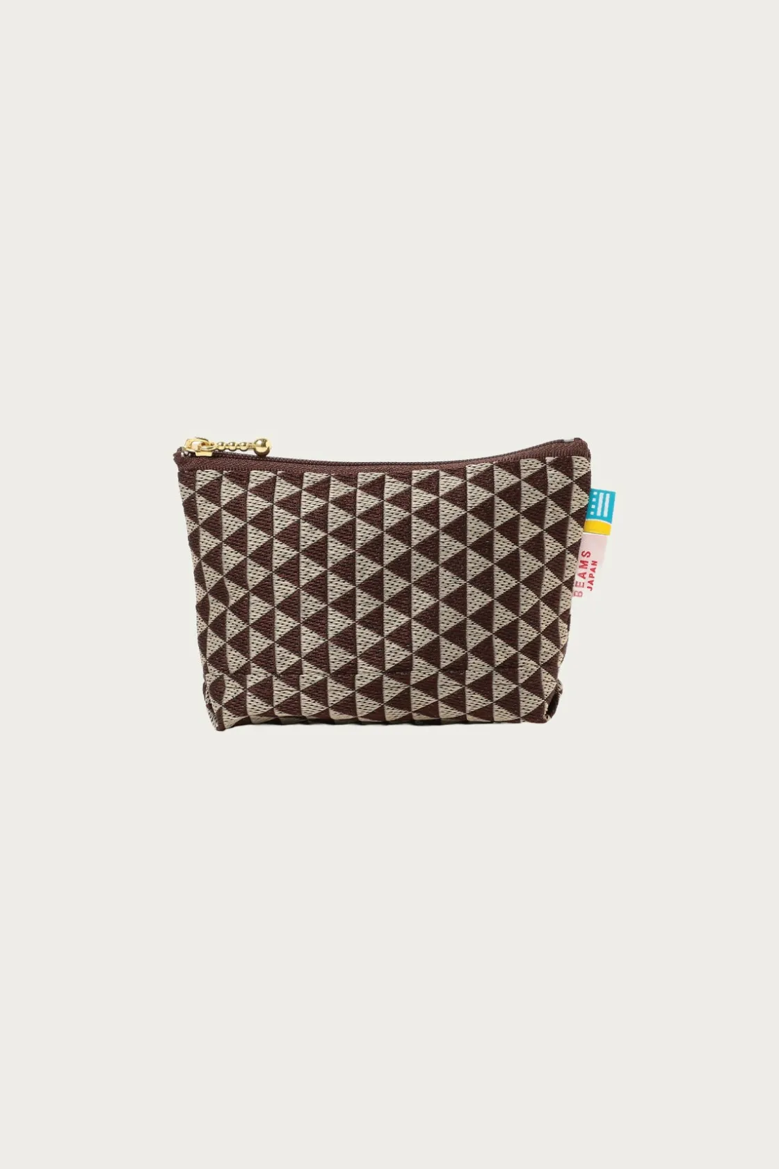 Accessories<Beams Japan Takata x Flat Tatami Pouch - Brown/White