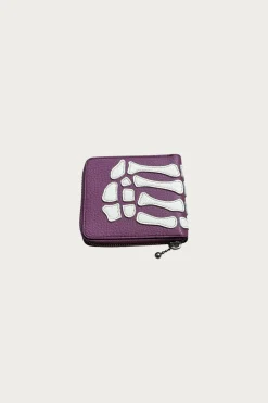 Accessories<Kapital THUMB-UP BONE BAND ZIP Wallet - Purple
