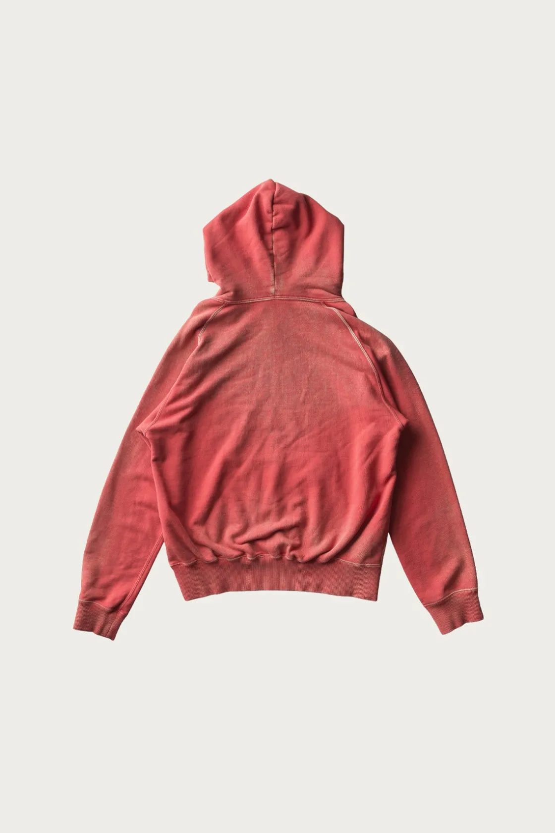 Tees And Sweats<Cottle Time After Dye Hoodie - Coke Red