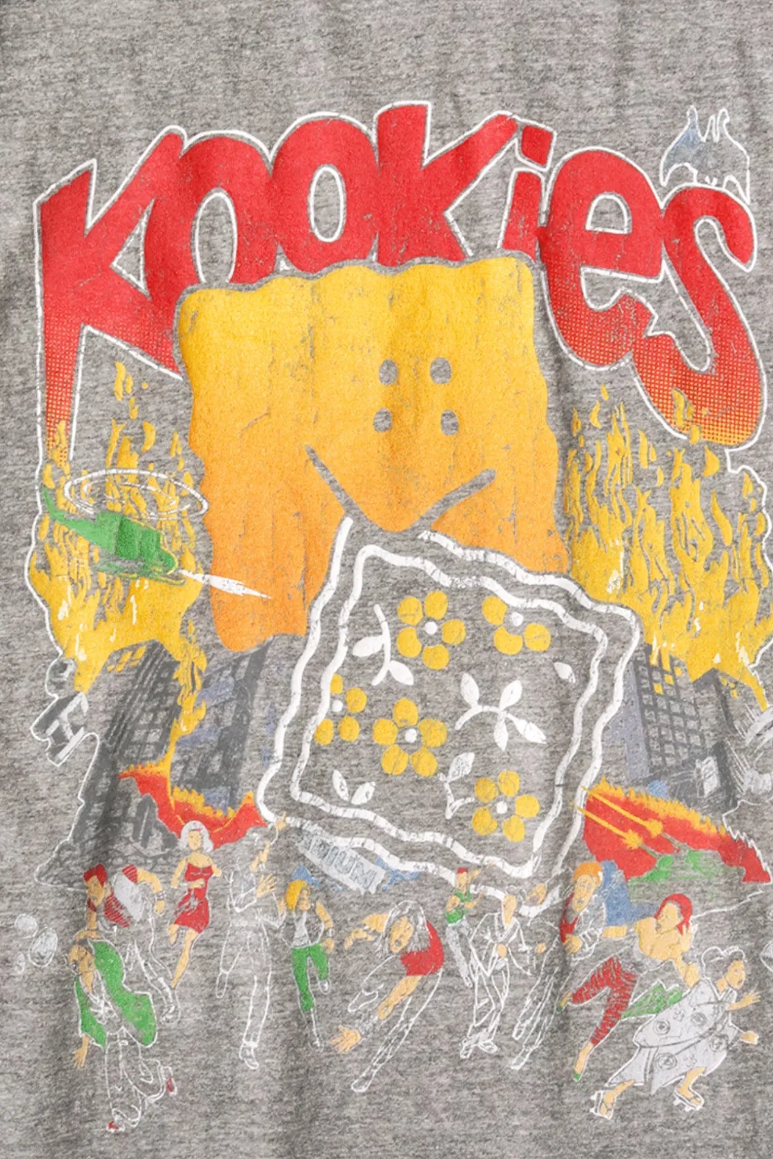 Tees And Sweats<Kapital TOP Jersey Crew T (BUSTER PECKISH BOWY) - Grey