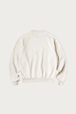Sweaters<Kapital TOP SWT Knit Raglan Crew SWT (TH.D.D.PEACE) - Natural