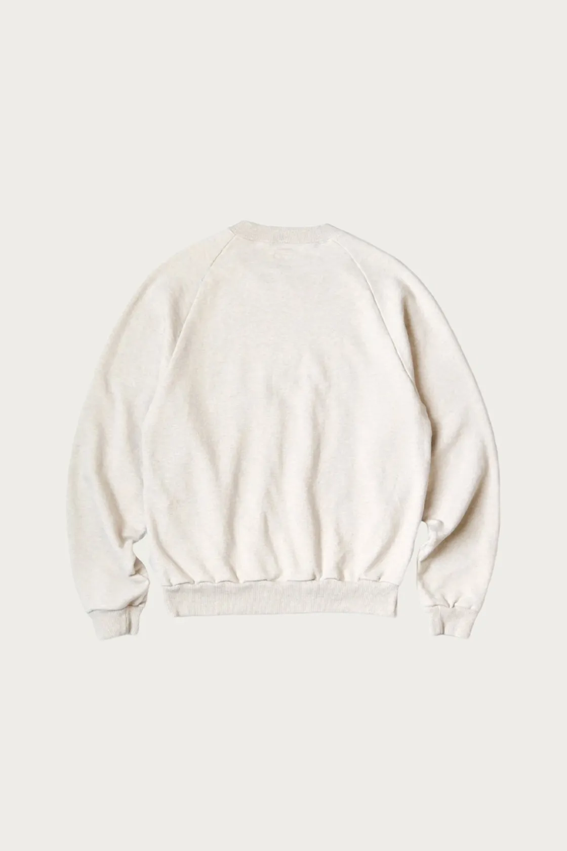 Sweaters<Kapital TOP SWT Knit Raglan Crew SWT (TH.D.D.PEACE) - Natural
