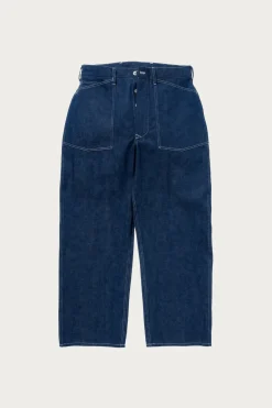 Denim<The Real McCoys Trousers, Working, Denim - Blue