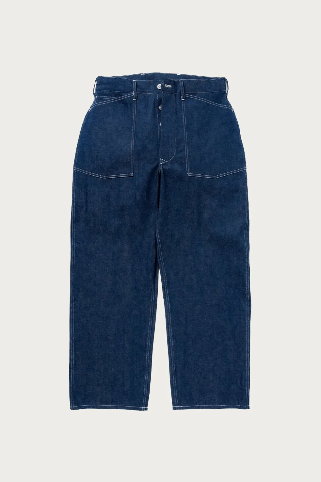 Denim<The Real McCoys Trousers, Working, Denim - Blue