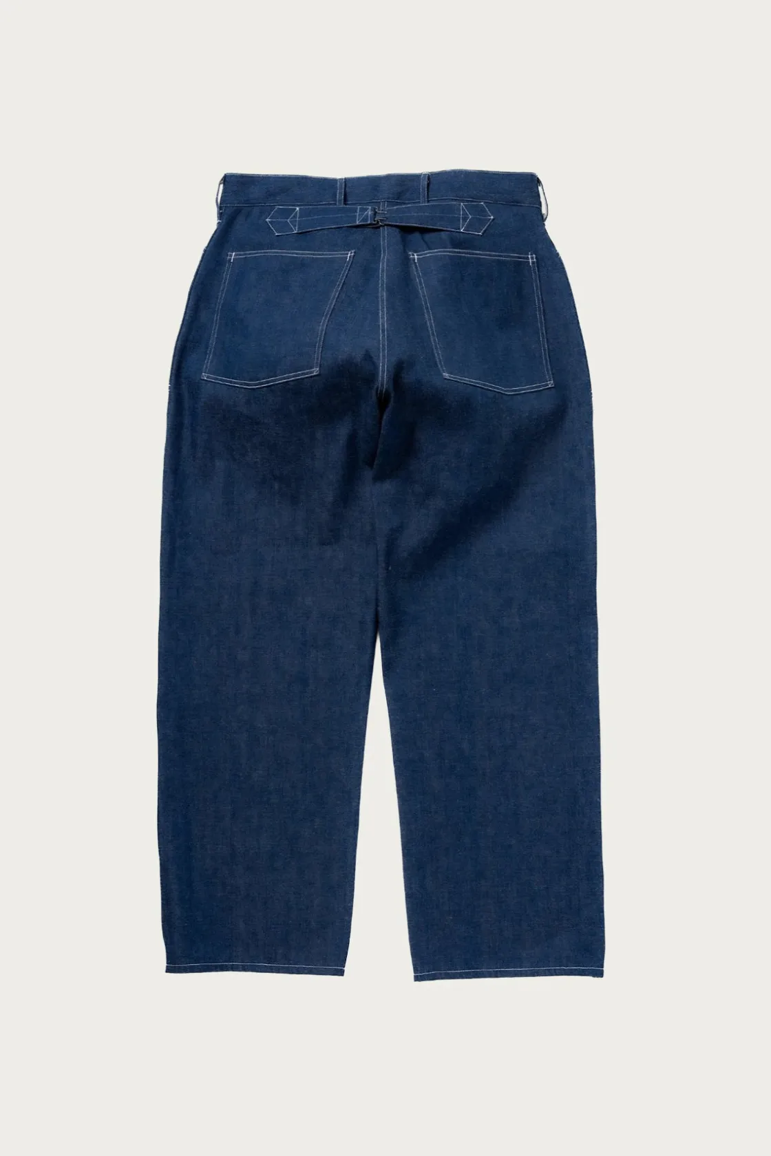 Denim<The Real McCoys Trousers, Working, Denim - Blue